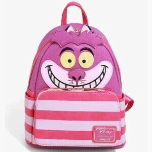 Loungefly Disney Alice in Wonderland Cheshire Cat figural Mini Backpack‎